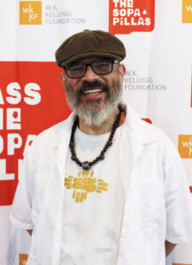 Pass the Sopapillas host New Mexico State Poet Laureate Manuel González. 
